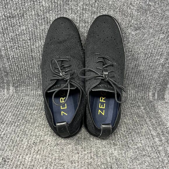 Cole Haan 2.Zerogrand StitchLite Laser Wingtip Oxford Black Mens 10.5 M C28527 - Picture 7 of 8